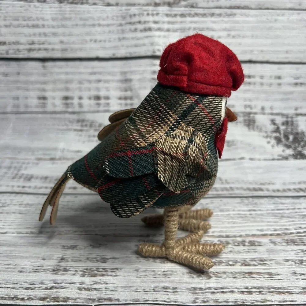 Target 2015 Wondershop Green Plaid Bird Red Beret Bowtie Spritz Winter Christmas